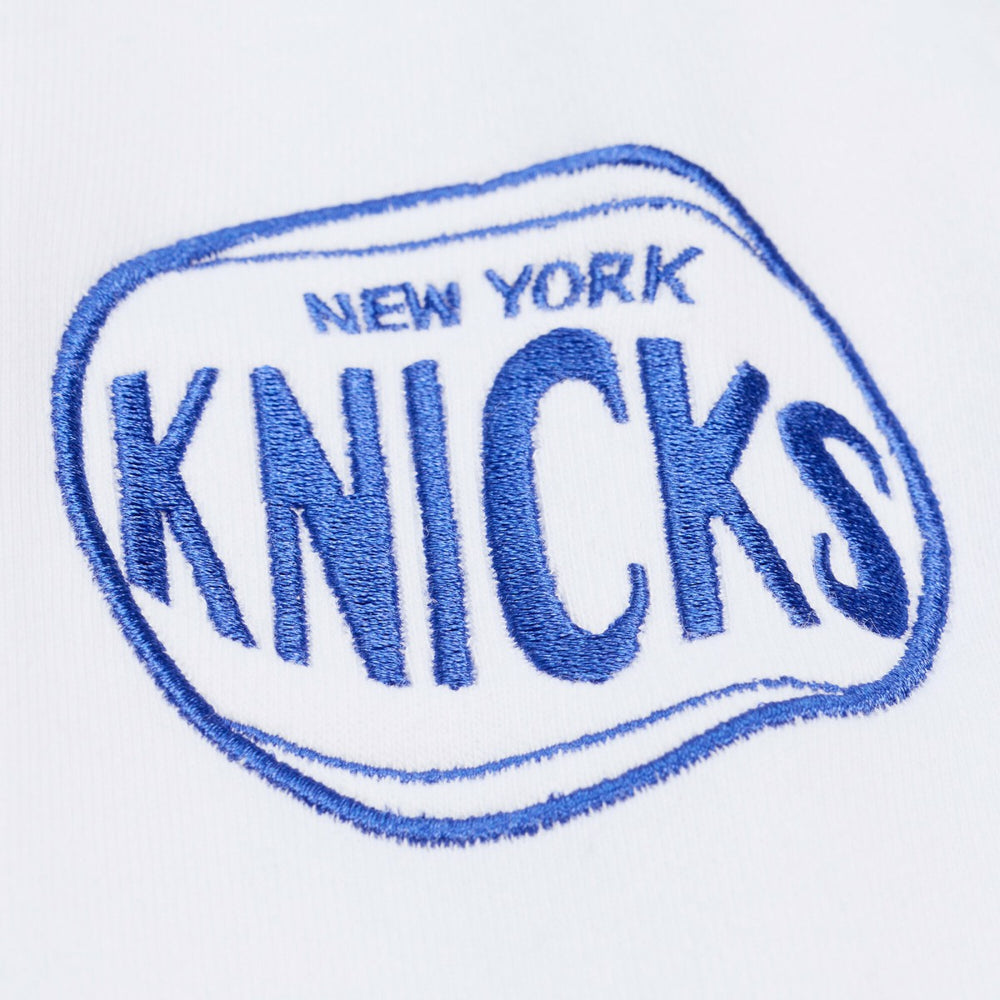 New York Knicks Arctic Fleece Sweatshirt White - Mitchell & Ness outlet