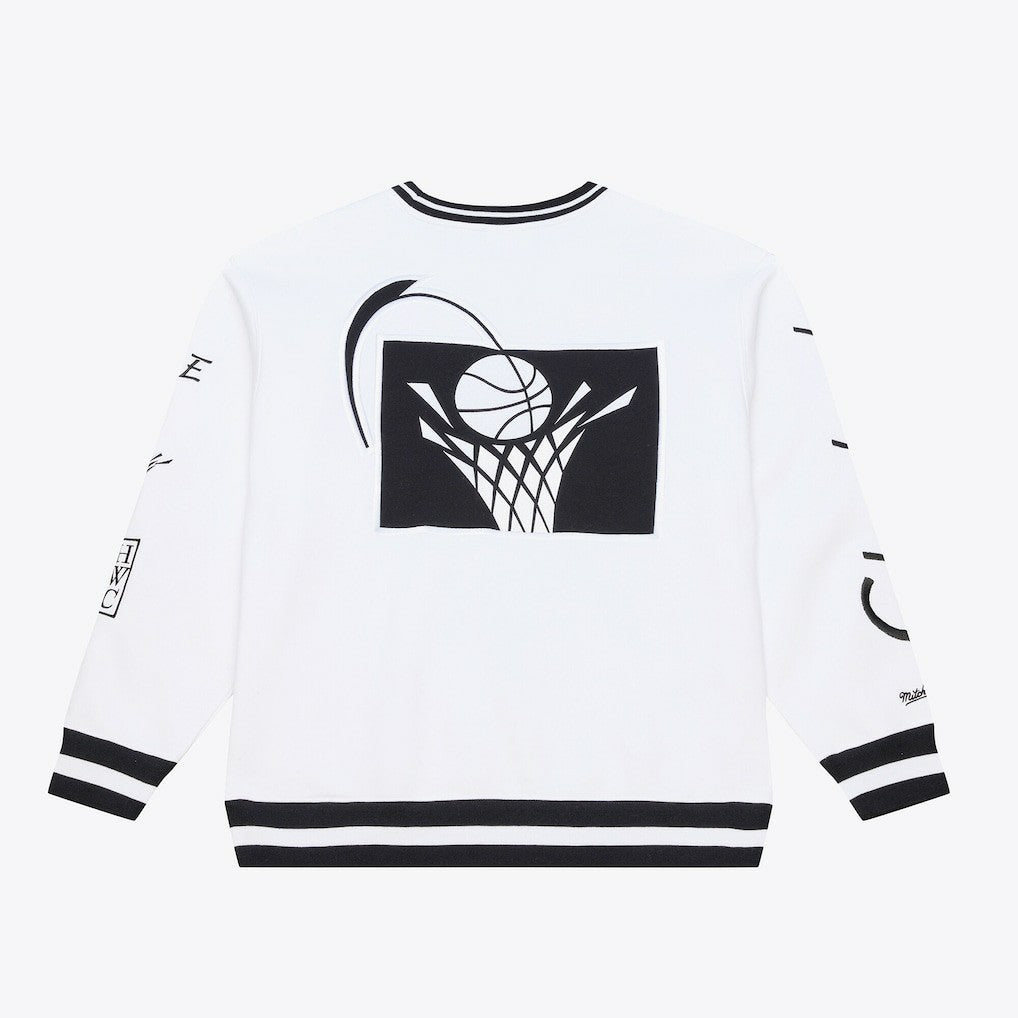 Cleveland Cavaliers Arctic Fleece Sweatshirt White - Mitchell & Ness outlet