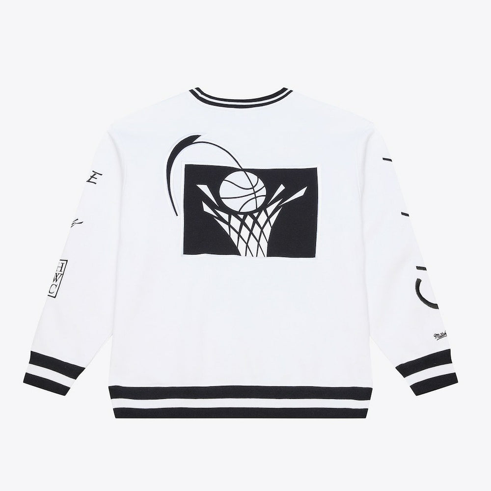 Cleveland Cavaliers Arctic Fleece Sweatshirt White - Mitchell & Ness outlet