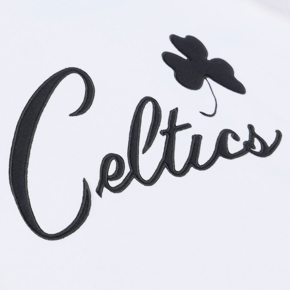 Boston Celtics Arctic Fleece Sweatshirt White - Mitchell & Ness