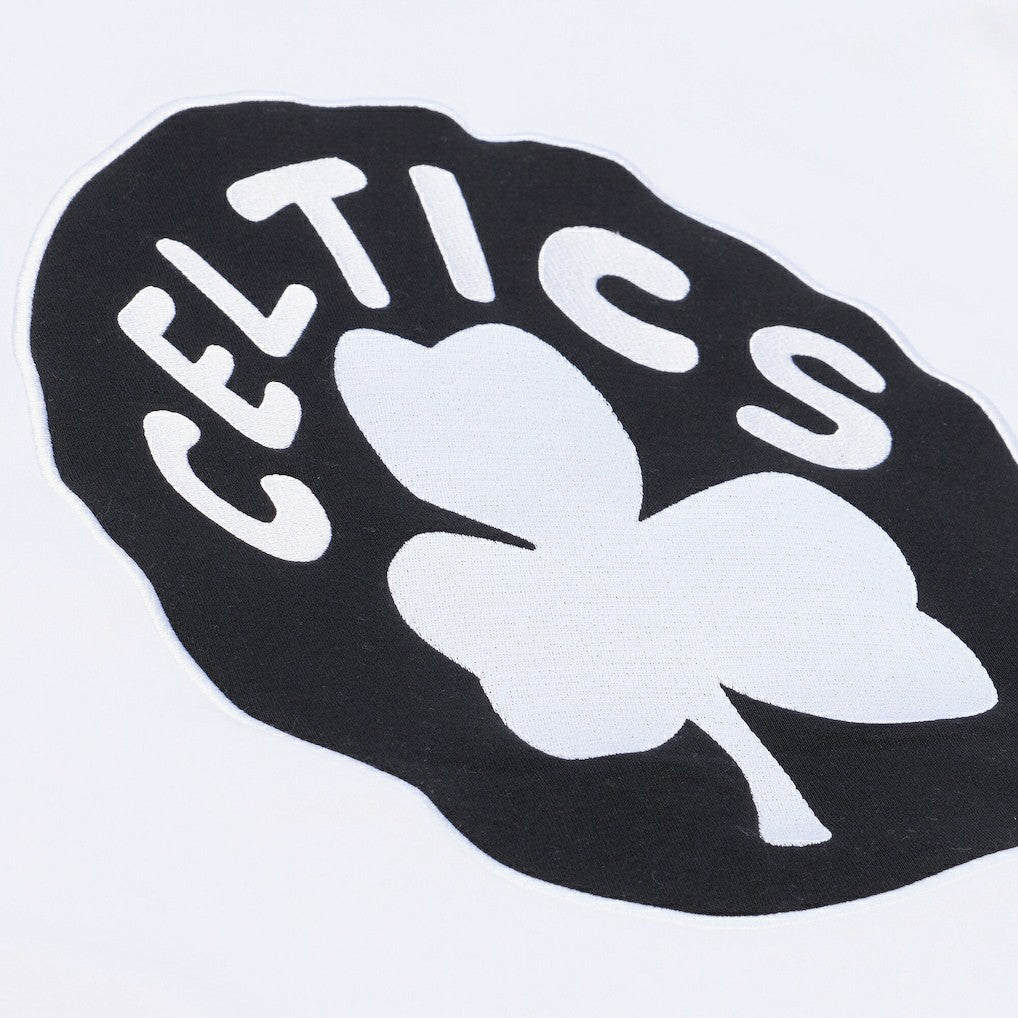 Boston Celtics Arctic Fleece Sweatshirt White - Mitchell & Ness