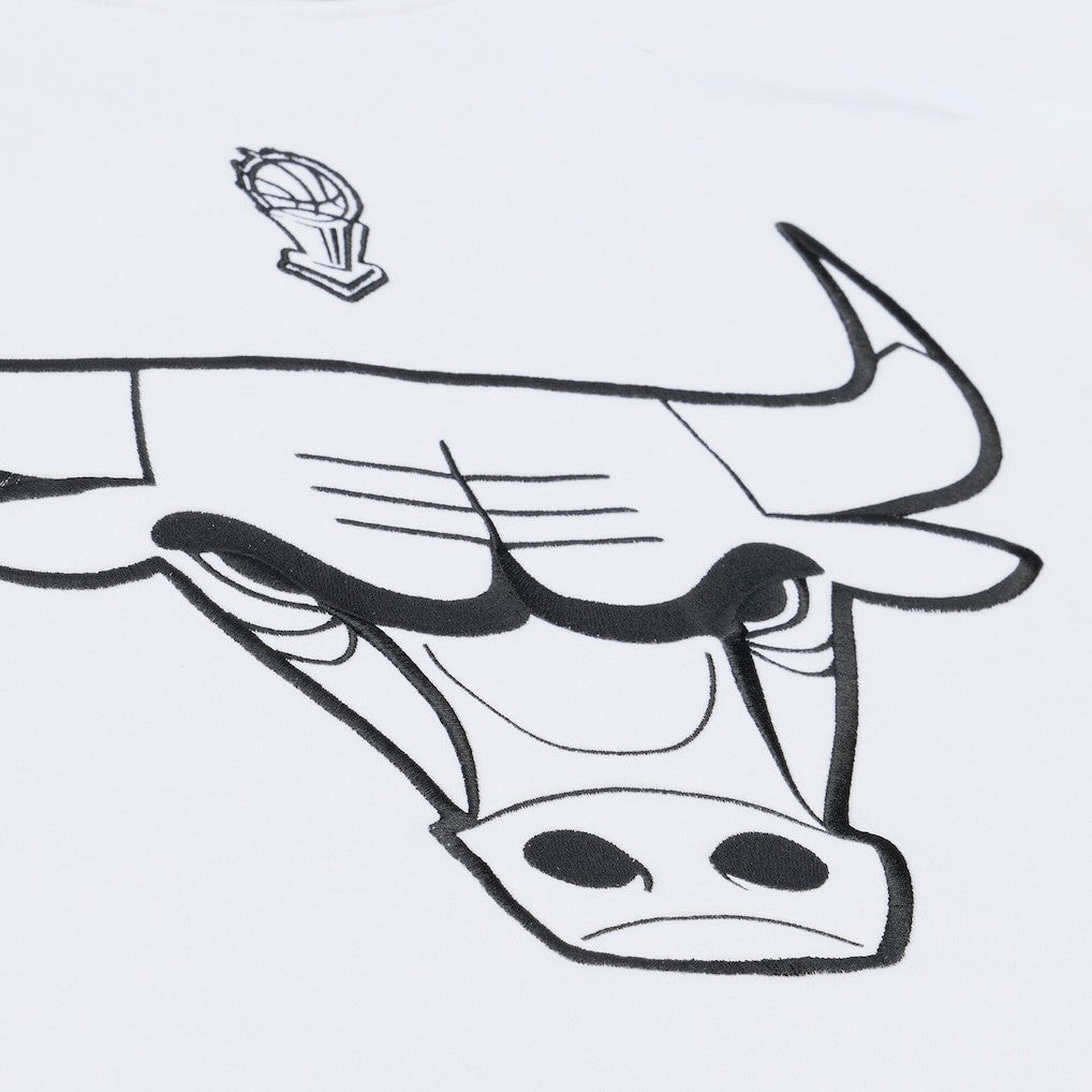 Chicago Bulls Hardwood Classics Arctic Fleece Sweatshirt White - Mitchell & Ness