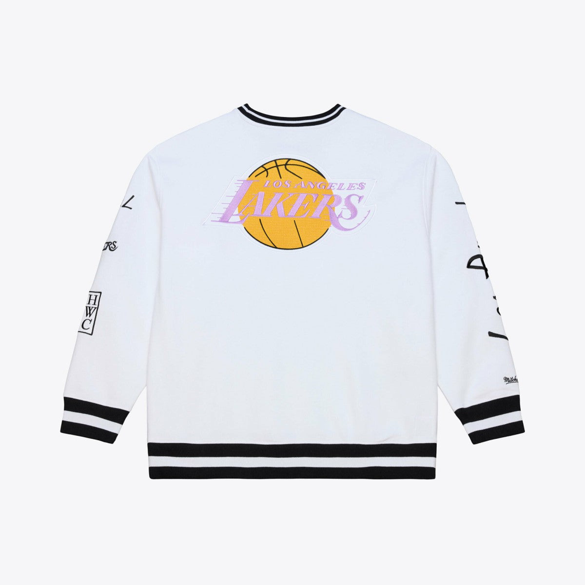 Los Angeles Lakers Arctic Fleece Sweatshirt White - Mitchell & Ness