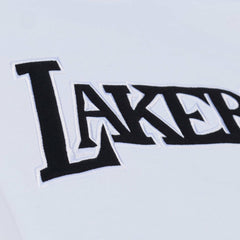 Los Angeles Lakers Arctic Fleece Sweatshirt White - Mitchell & Ness
