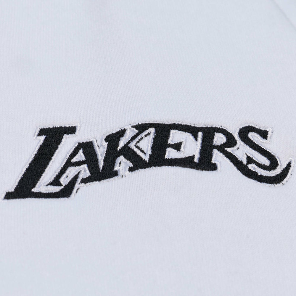 Los Angeles Lakers Arctic Fleece Sweatshirt White - Mitchell & Ness