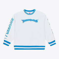 Minnesota Timberwolves Arctic Fleece Sweatshirt White - Mitchell & Ness