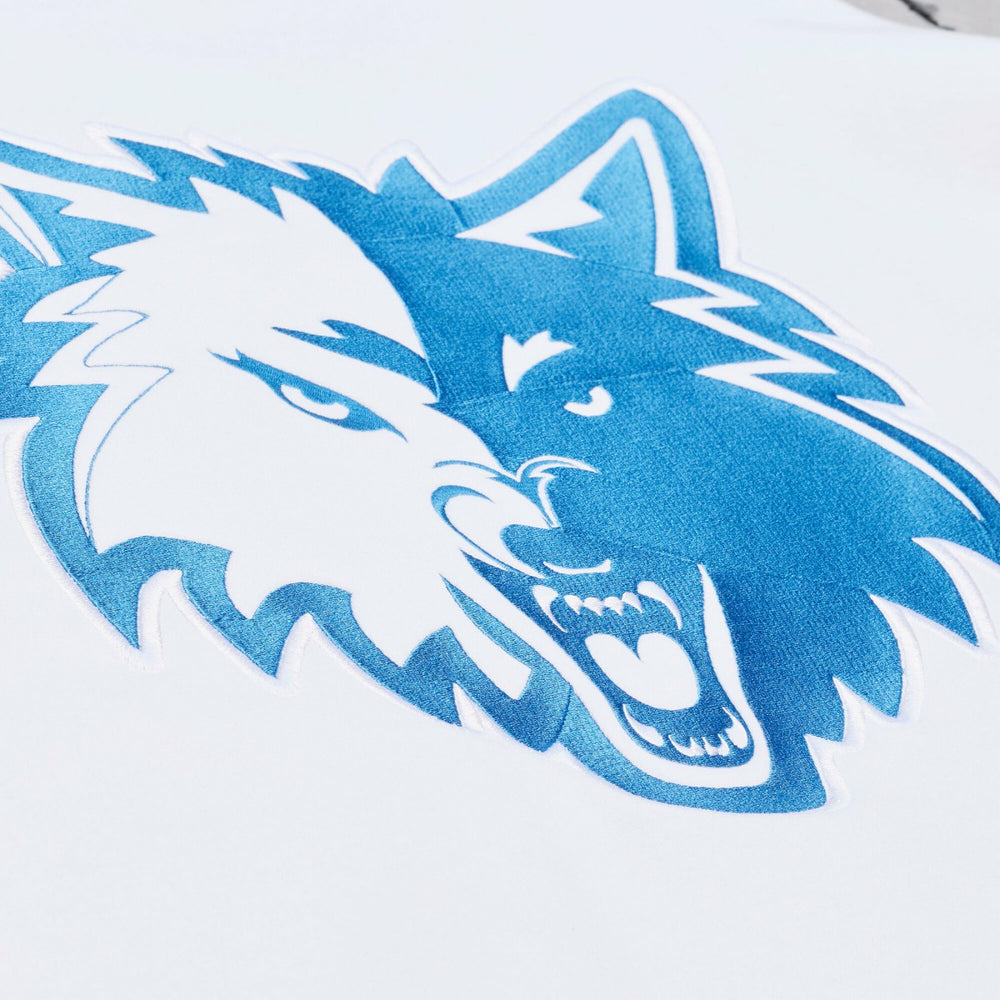 Minnesota Timberwolves Arctic Fleece Sweatshirt White - Mitchell & Ness