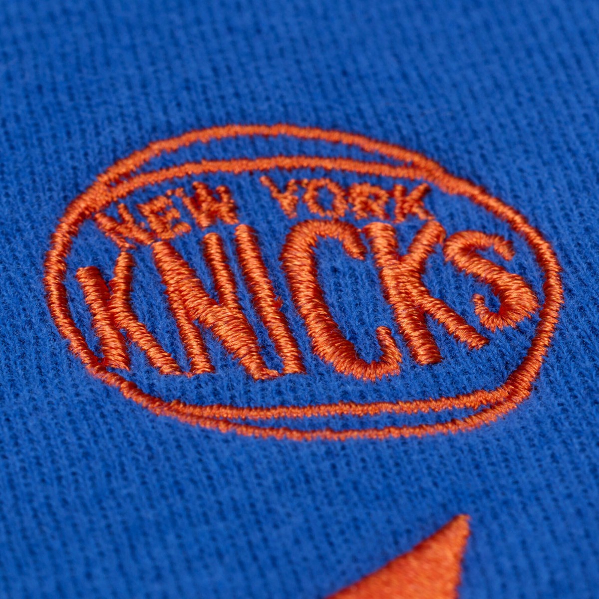 New York Knicks Women's Hardwood Classics Script Lightweight Sweatshirt Royal - Mitchell & Ness