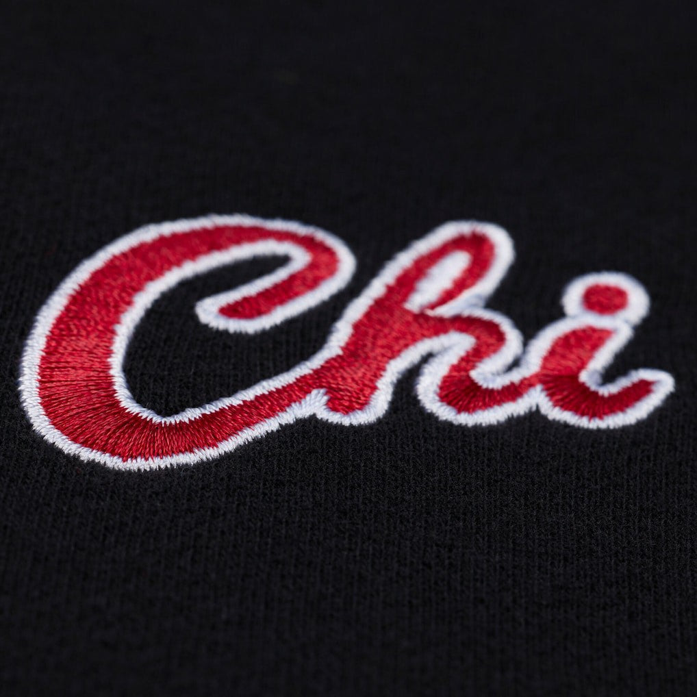 Chicago Bulls Women's Hardwood Classics Script Lightweight Sweatshirt Black - Mitchell & Ness