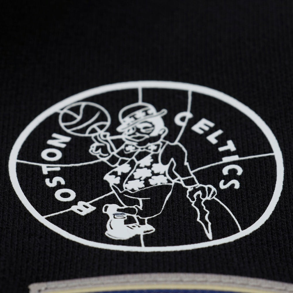 Boston Celtics Women's Hardwood Classics Script Lightweight Sweatshirt Black - Mitchell & Ness