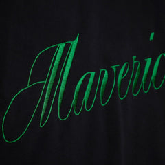 Dallas Mavericks Women's Hardwood Classics Script Lightweight Sweatshirt Black - Mitchell & Ness