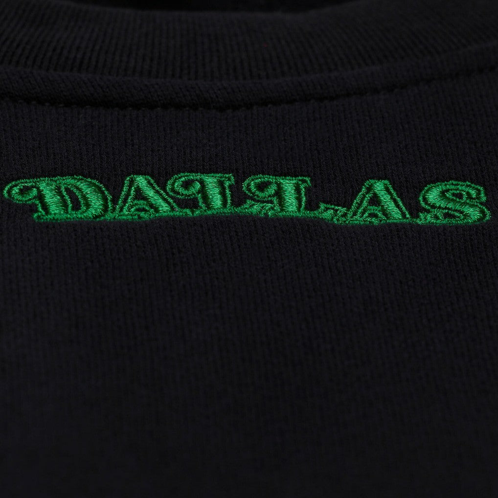 Dallas Mavericks Women's Hardwood Classics Script Lightweight Sweatshirt Black - Mitchell & Ness