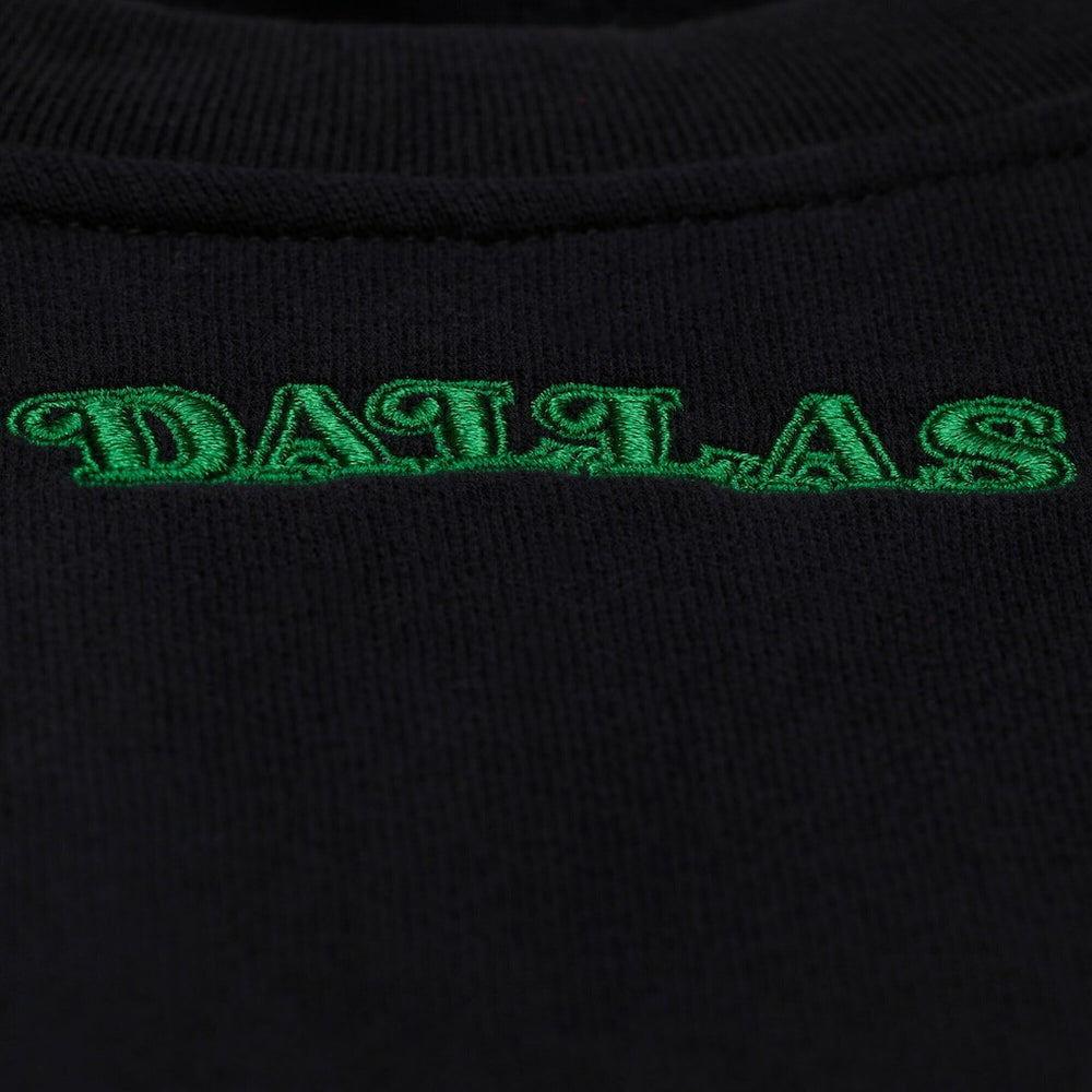 Dallas Mavericks Women's Hardwood Classics Script Lightweight Sweatshirt Black - Mitchell & Ness