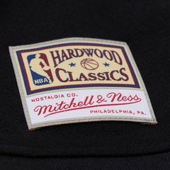 Denver Nuggets Women's Hardwood Classics Script Lightweight Sweatshirt Black - Mitchell & Ness