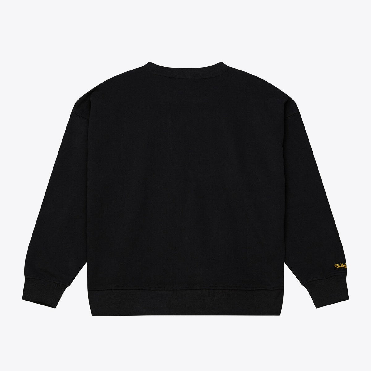 Los Angeles Lakers Women's Hardwood Classics Script Lightweight Sweatshirt Black - Mitchell & Ness
