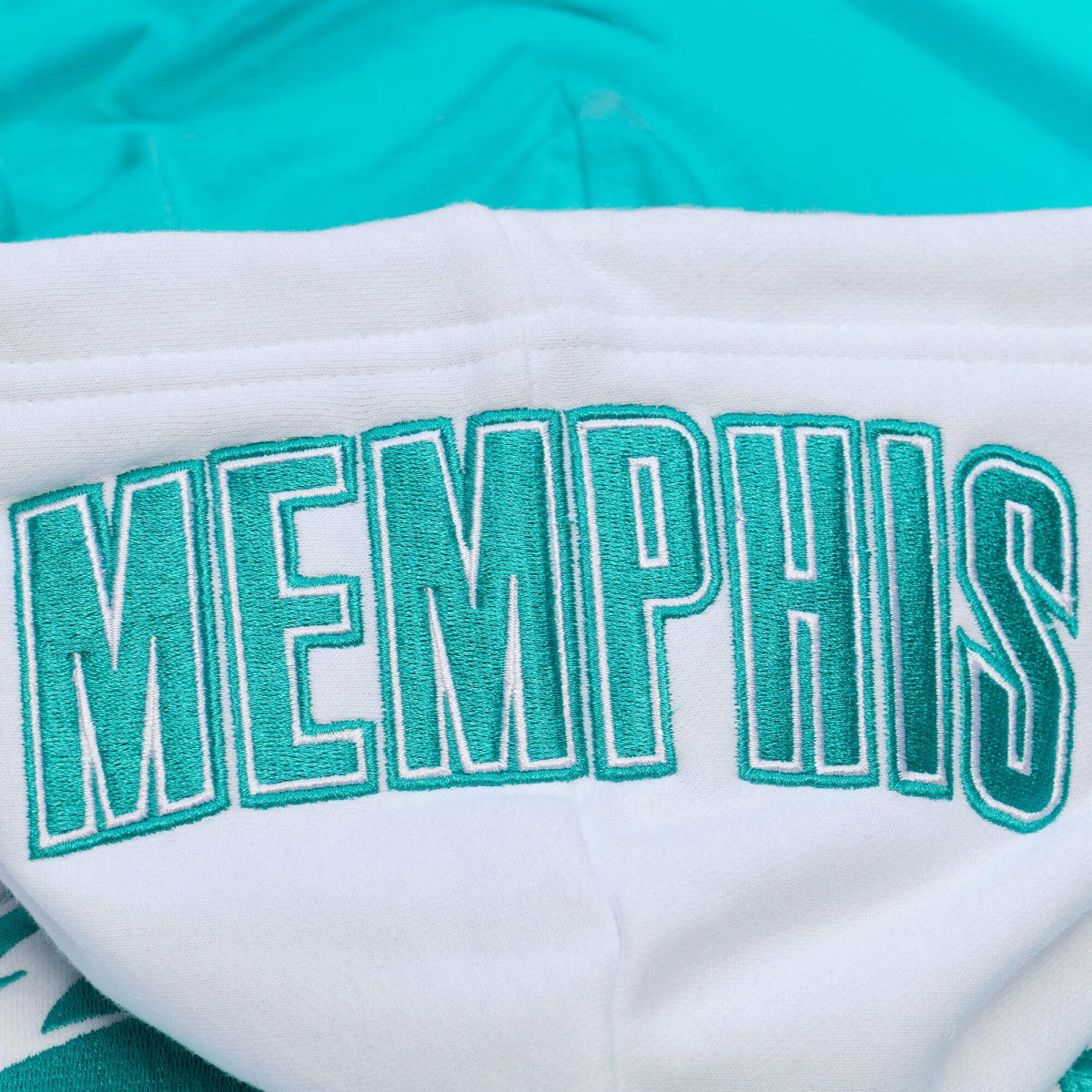 Memphis Grizzlies Artic Fleece Hoodie White - Mitchell & Ness