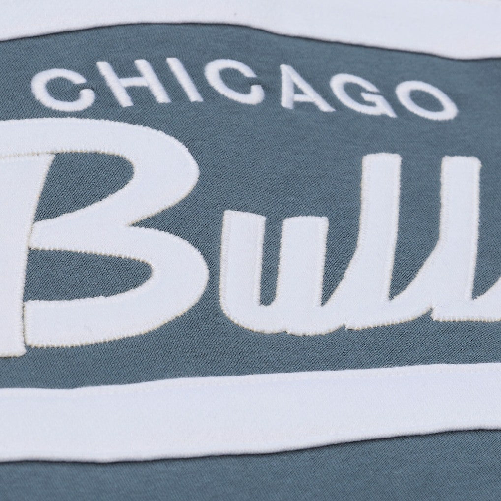 Chicago Bulls Thunderstorm Head Coach Quarter-Zip Jacket Blue - Mitchell & Ness