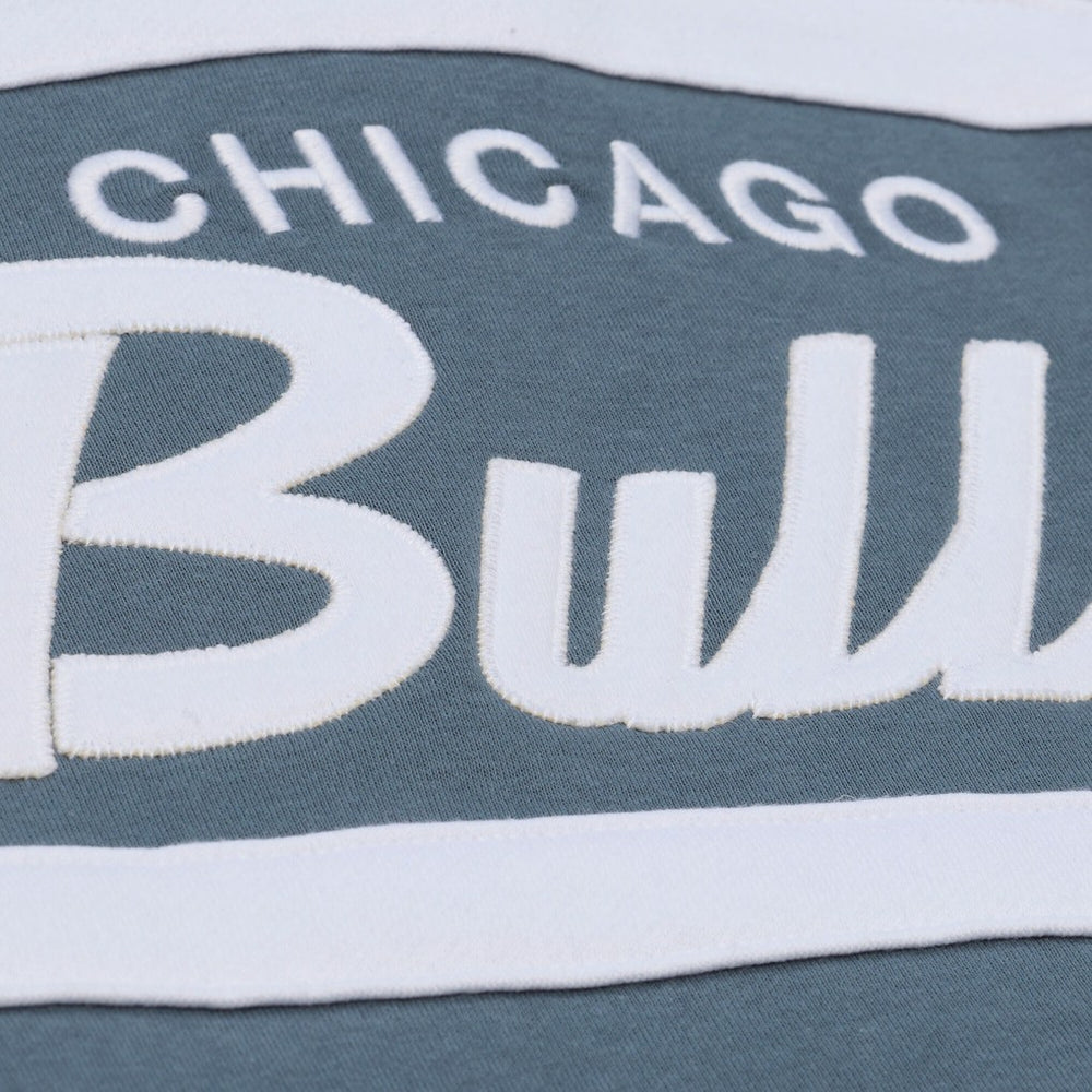 Chicago Bulls Thunderstorm Head Coach Quarter-Zip Jacket Blue - Mitchell & Ness