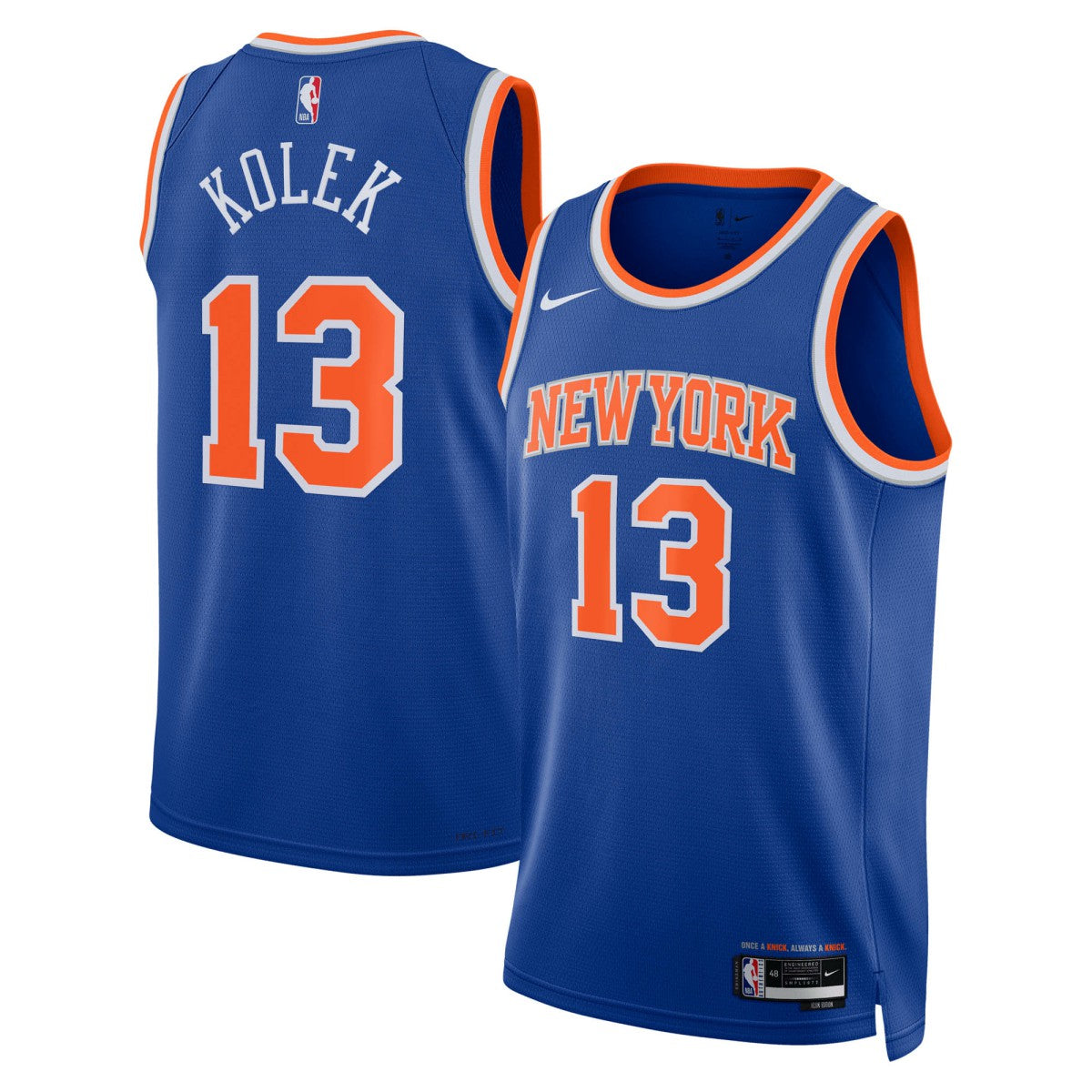 Tyler Kolek New York Knicks Unisex Swingman Jersey Icon Edition Blue - Nike