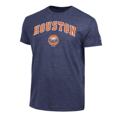 Houston Astros Champion Cooperstown Wordmark Lockup Tri-Blend T-Shirt - Navy T-shirts