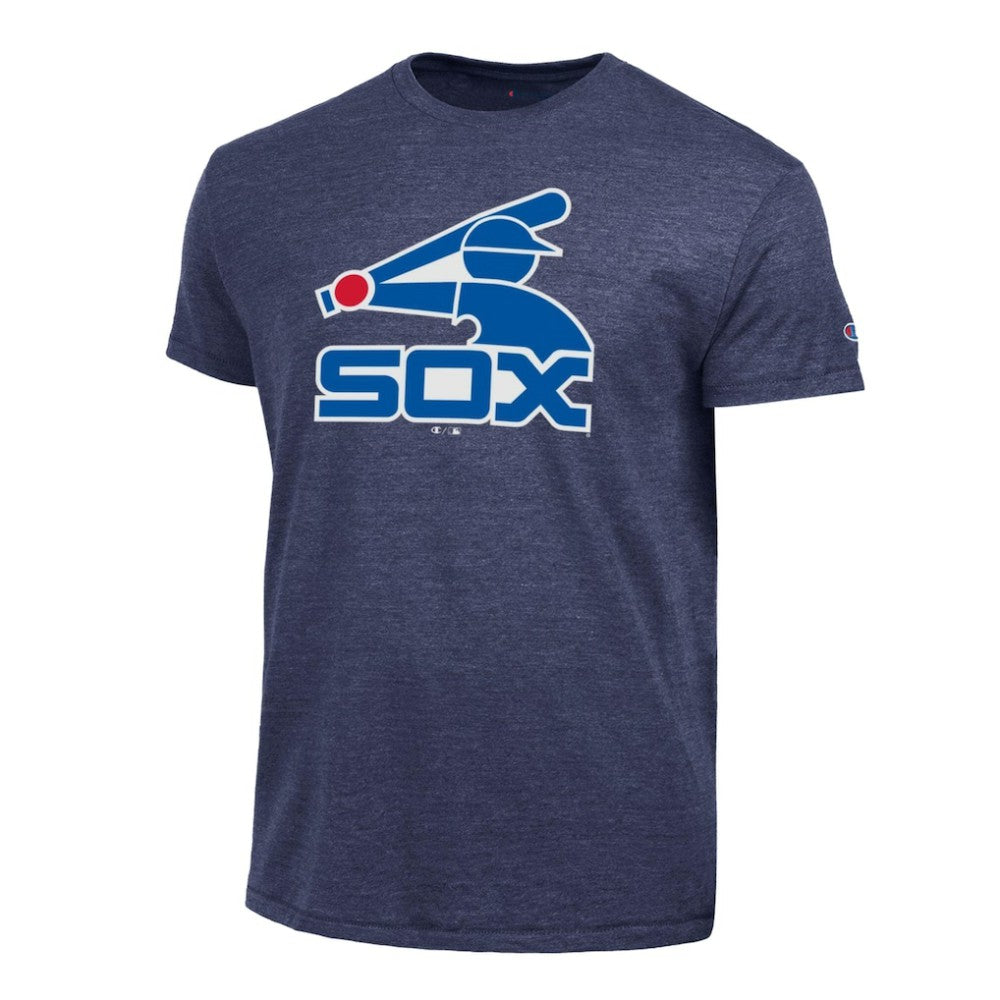 Chicago White Sox Champion Cooperstown Logo Tri-Blend T-Shirt - Navy T-shirts