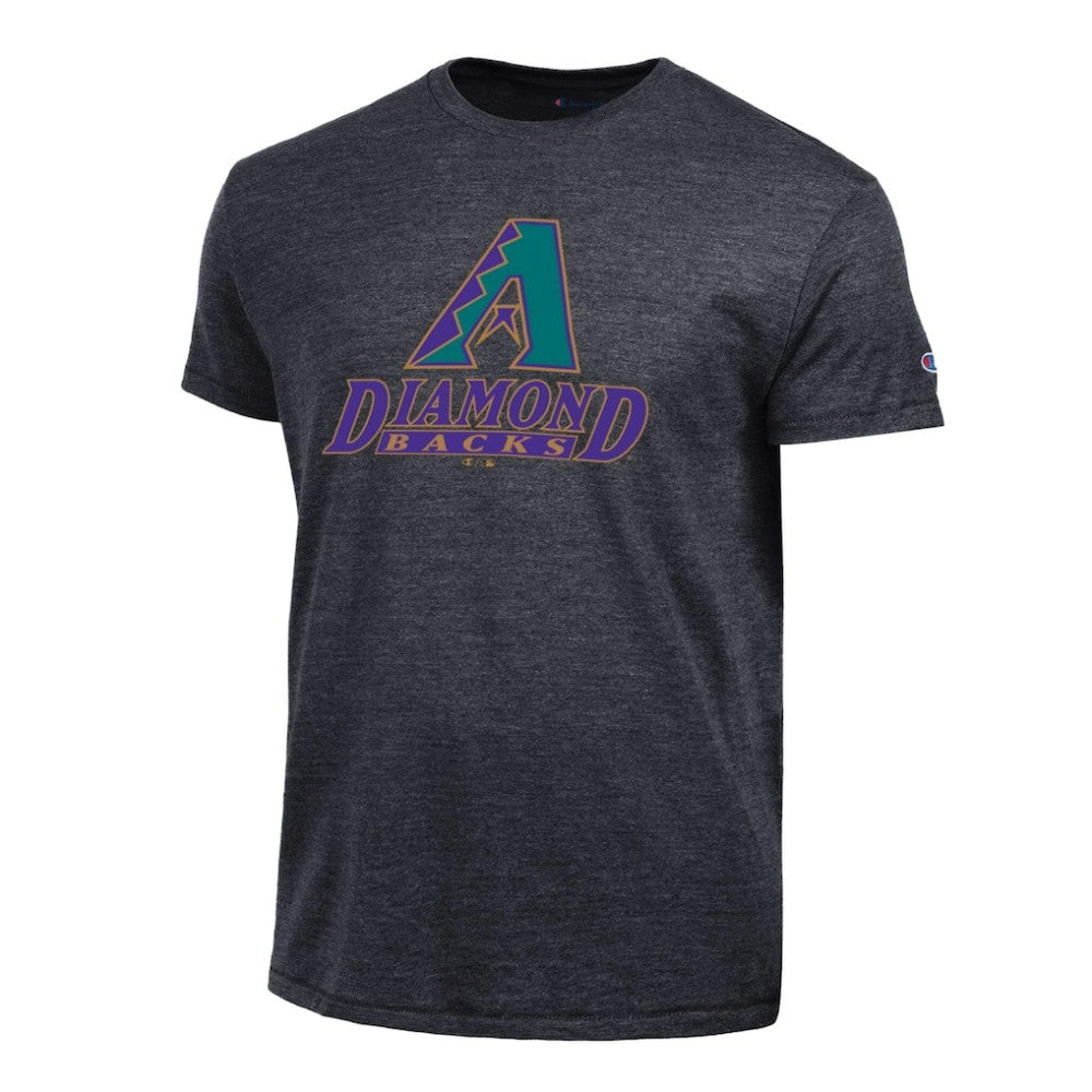 Arizona Diamondbacks Champion Cooperstown Logo Tri-Blend T-Shirt - Black T-shirts