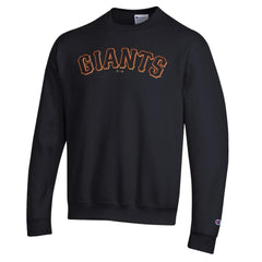 San Francisco Giants Champion Powerblend Wordmark Sweatshirt - Black Sweatshirts