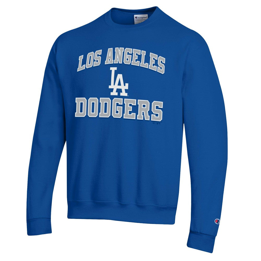 Los Angeles Dodgers Champion Heart & Soul Powerblend Sweatshirt - Royal Sweatshirts