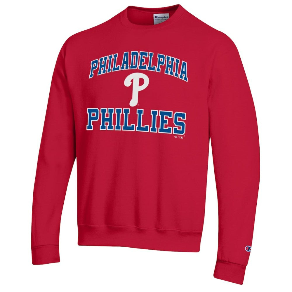 Philadelphia Phillies Champion Heart & Soul Powerblend Sweatshirt - Red Sweatshirts