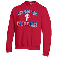 Philadelphia Phillies Champion Heart & Soul Powerblend Sweatshirt - Red Sweatshirts
