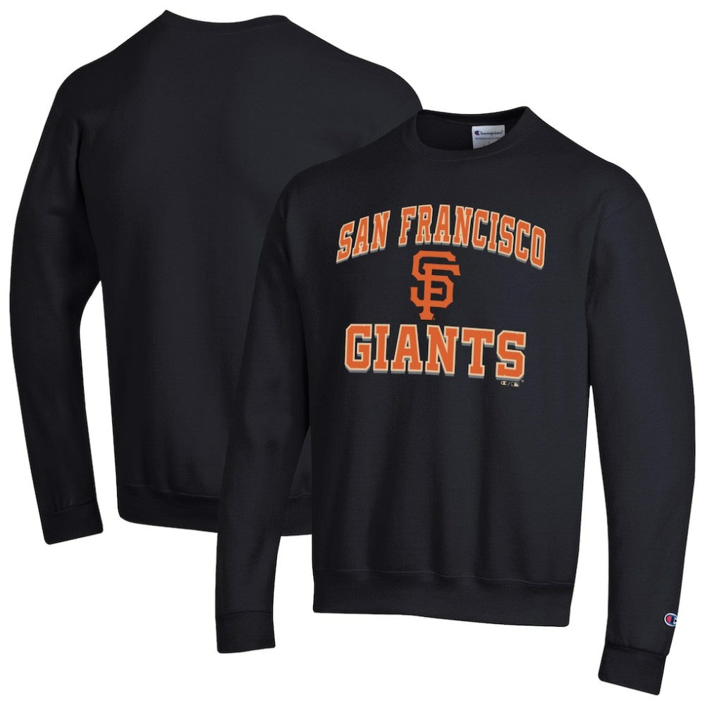 San Francisco Giants Champion Heart & Soul Powerblend Sweatshirt - Black Sweatshirts