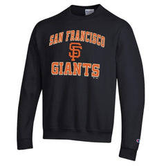 San Francisco Giants Champion Heart & Soul Powerblend Sweatshirt - Black Sweatshirts