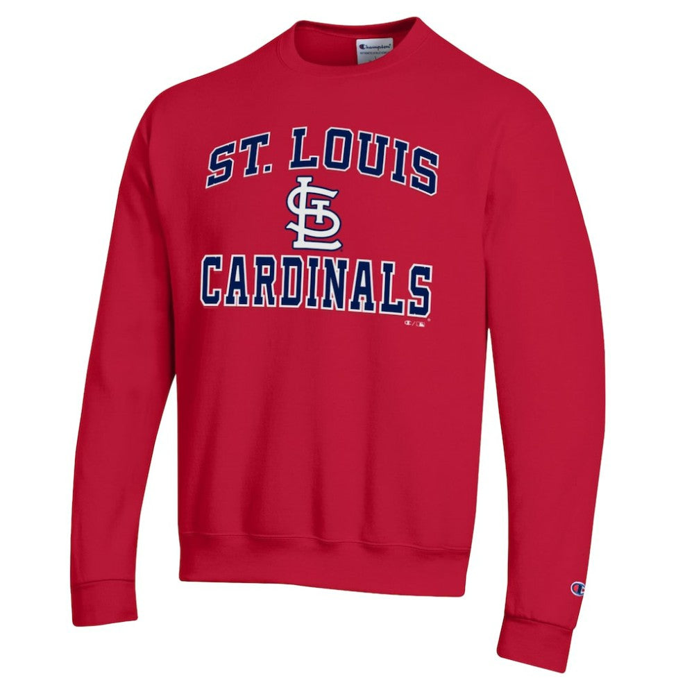 St. Louis Cardinals Champion Heart & Soul Powerblend Sweatshirt - Red Sweatshirts