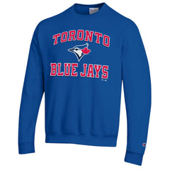 Toronto Blue Jays Champion Heart & Soul Powerblend Sweatshirt - Royal Sweatshirts