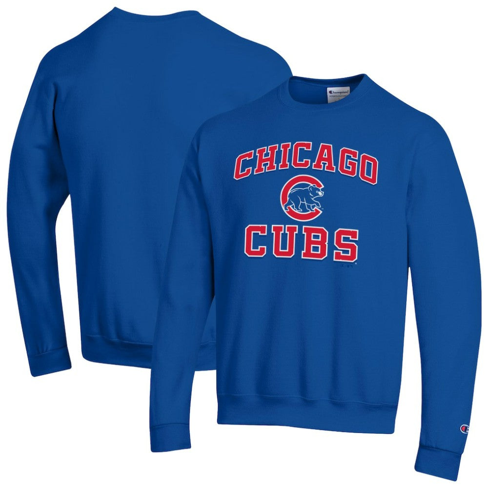 Chicago Cubs Champion Heart & Soul Powerblend Sweatshirt - Royal Sweatshirts