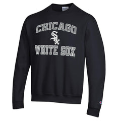 Chicago White Sox Champion Heart & Soul Powerblend Sweatshirt - Black Sweatshirts