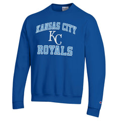 Kansas City Royals Champion Heart & Soul Powerblend Sweatshirt - Royal Sweatshirts