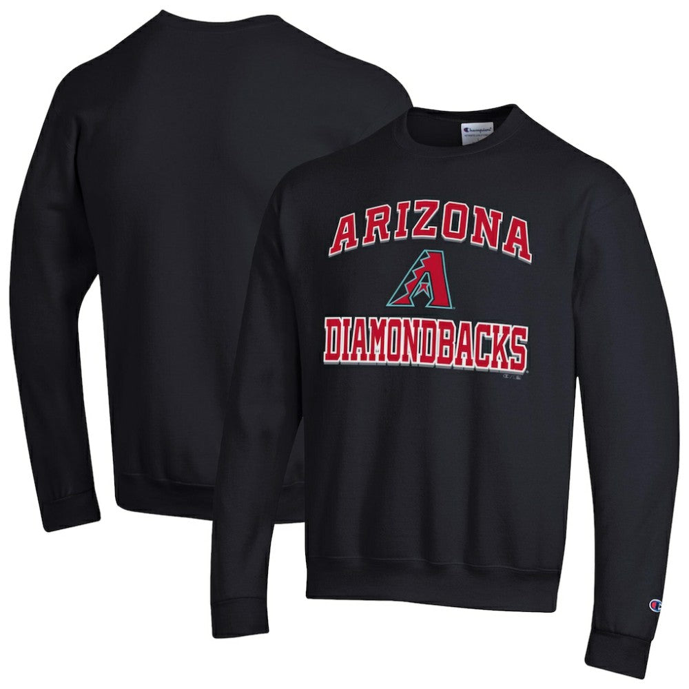 Arizona Diamondbacks Champion Heart & Soul Powerblend Sweatshirt - Black Sweatshirts
