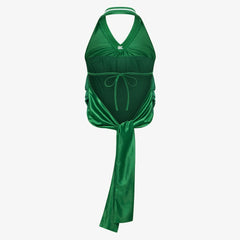 Boston Celtics Off Season x NBA Women's Halter Top Kelly Green
