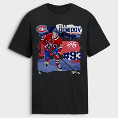 Ivan Demidov Montreal Canadiens Fresh Ice T-Shirt - Black | US 203755377
