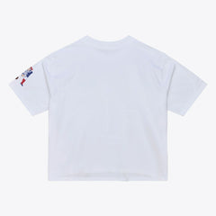 New England Patriots Women's Head Coach Cropped T-Shirt - White T-shirts