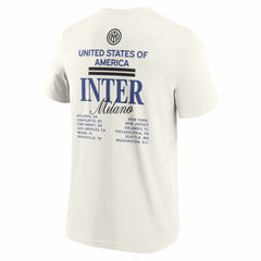 Inter Milan 2025 CWC US Tour T-Shirt Cream - Fanatics
