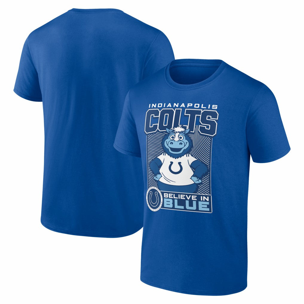 Indianapolis Colts Mascot T-Shirt - Royal T-shirts