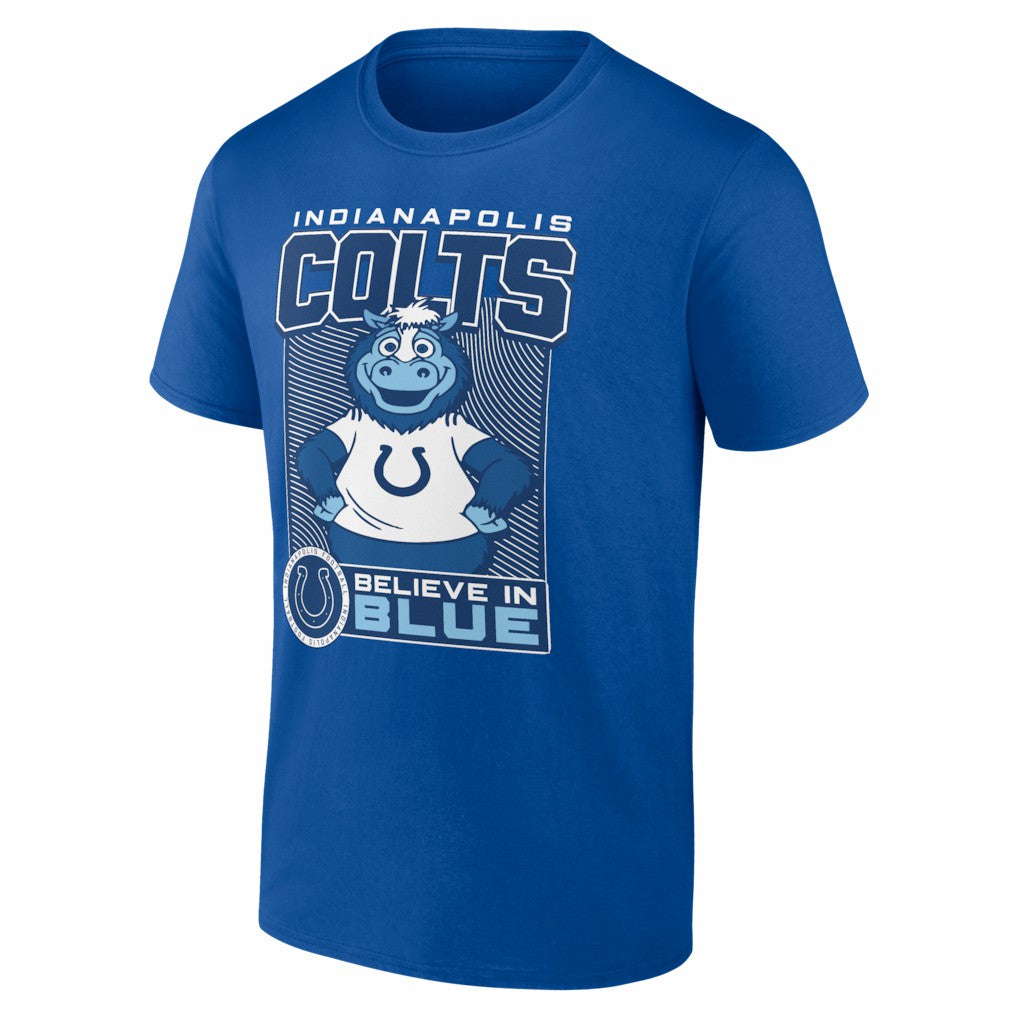 Indianapolis Colts Mascot T-Shirt - Royal T-shirts