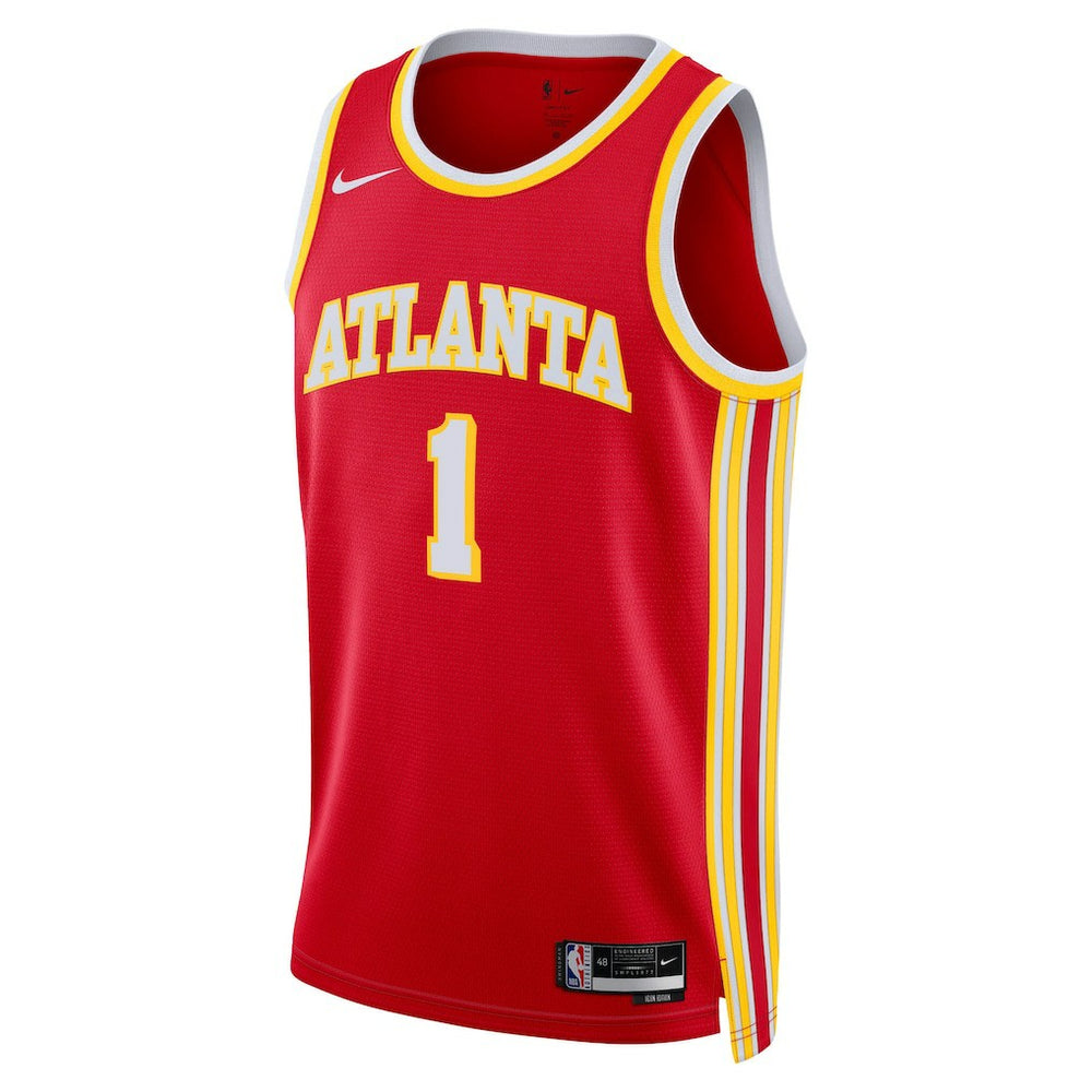 Jalen Johnson Atlanta Hawks Unisex Swingman Jersey Icon Edition Red - Nike