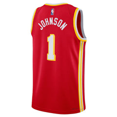 Jalen Johnson Atlanta Hawks Unisex Swingman Jersey Icon Edition Red - Nike