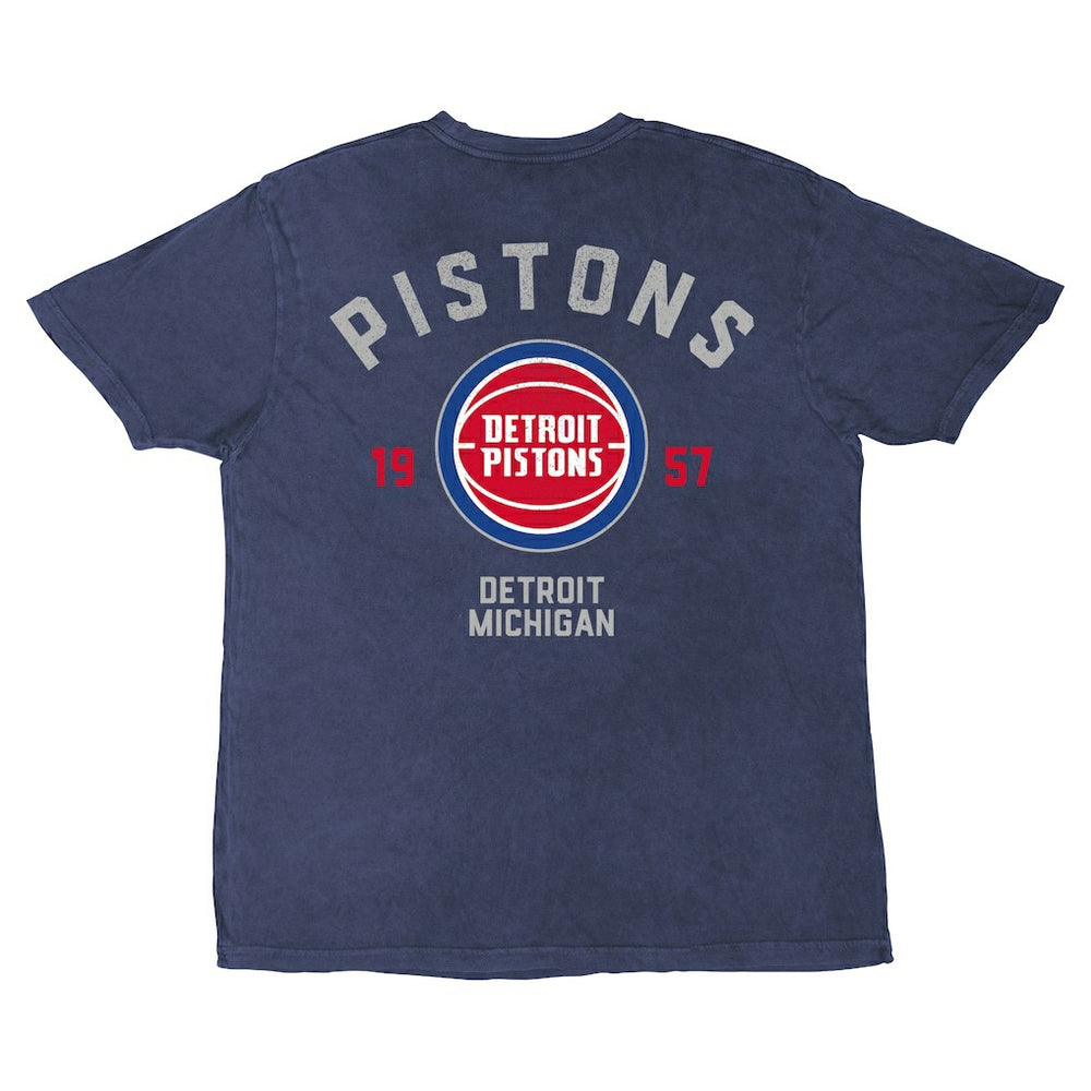 Detroit Pistons Stadium Essentials Unisex Get Back Vintage T-Shirt Blue