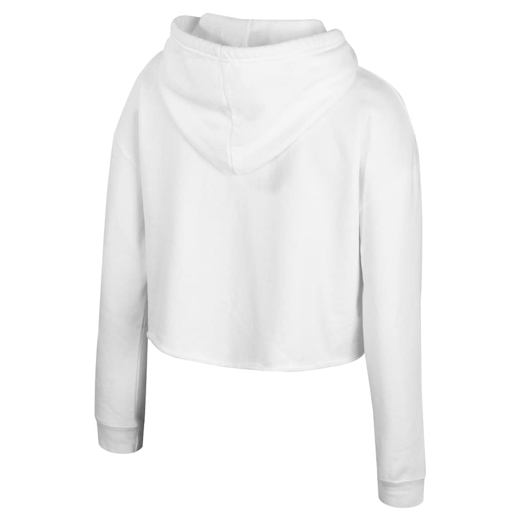 Detroit Pistons Stadium Essentials Women's Ice Cream Cropped Hoodie White