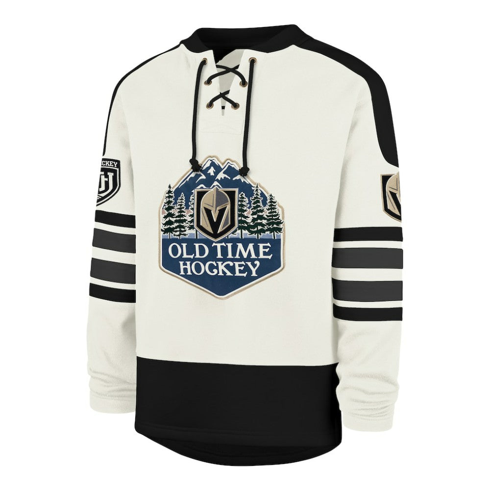 Vegas Golden Knights '47 Pond Hockey Trio Eternal Lacer Sweatshirt - Cream | US 203760198