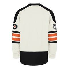 Philadelphia Flyers '47 Pond Hockey Trio Eternal Lacer Sweatshirt - Cream | US 203760199